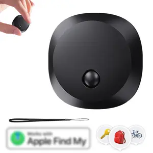 Air Tags 1/2/4 Pack Optional – Tracker Wireless Item Finder Compatible with Apple Find My Network (iOS Only), Smart Tracker for Keys, Luggage, Suitcases, Bags, Backpack & Wallet – Available in Black or White – AirTag for iPhone Users, Travelers & Forgetfu