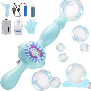 Fog bubble machine,Bubble Machine, Flexible Bubble Spray Wand, Smoke Bubble Machine, Kids Toys, Parent-Child Interaction, Summer Toys, Kids Gifts, Children's Day Gifts, Holiday，GiftsSlapable