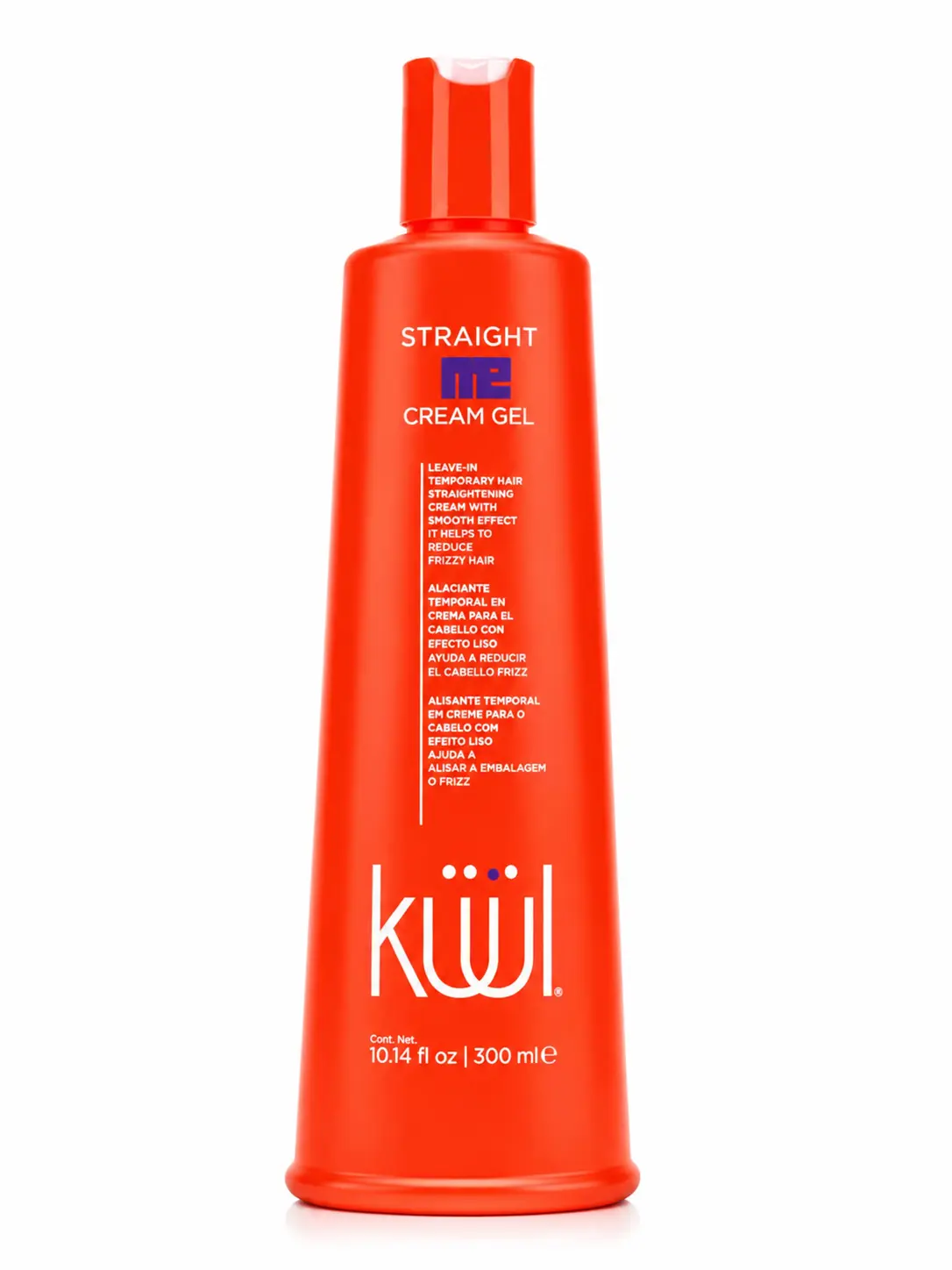 Kuul Straight Me Cream Gel - 10.14 fl.oz/300ml Daily Haircare Product for Straightening My Hair, Detangling, and Smooth Styling with Heat Styling Tools, Detangle, Smooth Hair Styling