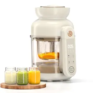 BabyNutri Auto Baby Food Maker, Glass Baby Food Mill, Baby Blender & Steamer and Puree Maker with Auto Cooking, Easy Cleaning, Touch Screen, Dishwasher Safe