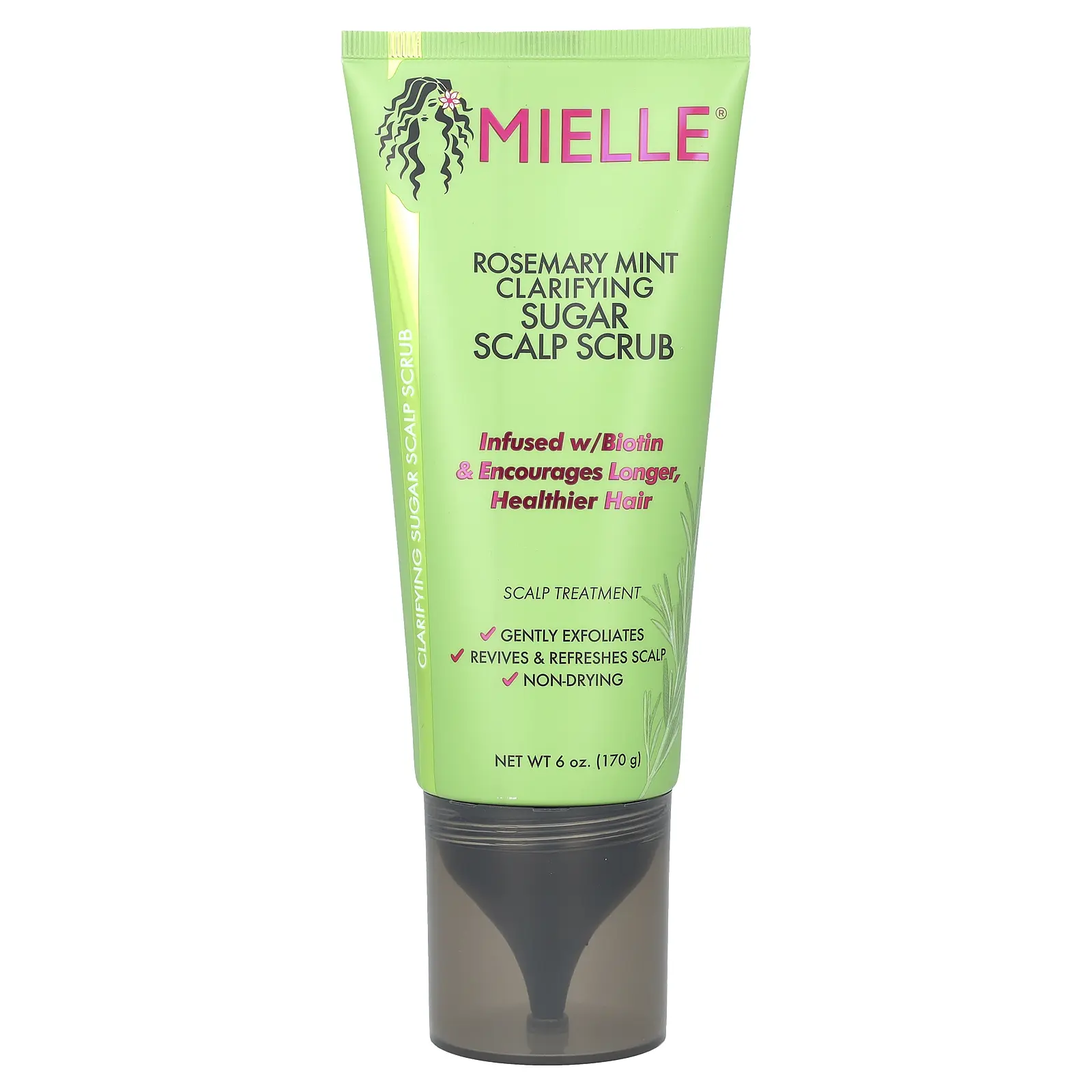 Mielle Clarifying Sugar Scalp Scrub, Rosemary Mint, 6 oz (170 g) Mielle Clarifying Sugar Scalp Scrub, Rosemary Mint, 6 oz (170 g)
