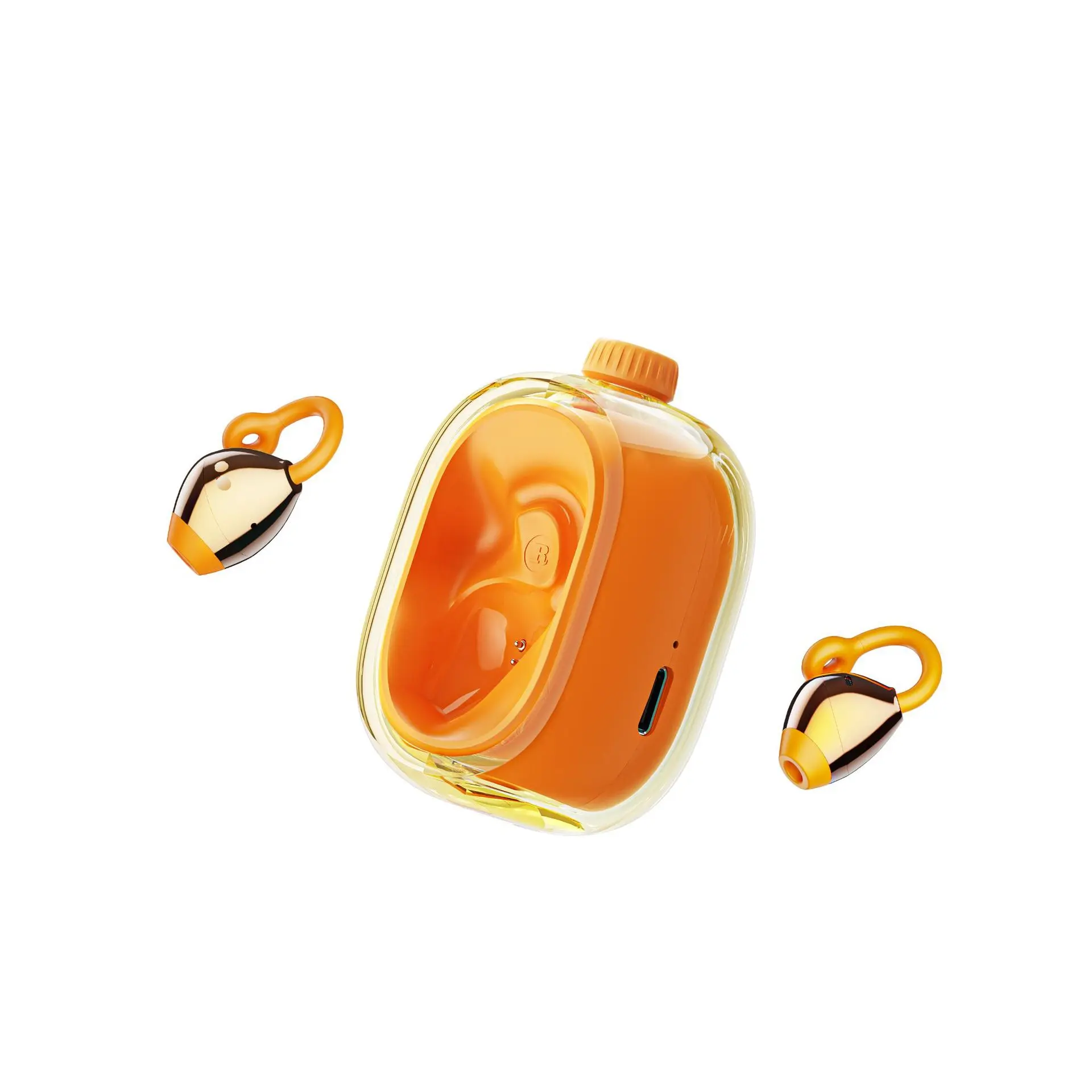 Clip On Open Ear Earbuds Wireless — Stylish Lightweight Design