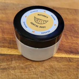 4 Ounce Orange Purelee Naturals Re-mineralizing Tooth Powder, Natural Toothpaste Alternative, Perfect for Adults & Kids