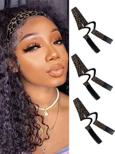 Lace Melting Band, 3 Pcs Elastic Band for Wigs, Wig Grip Band, Hair Styling Accessories for Women & Girls, Edge Wrap to Lay Edges, Ear Free Zero Ear Pressure Wig Tools