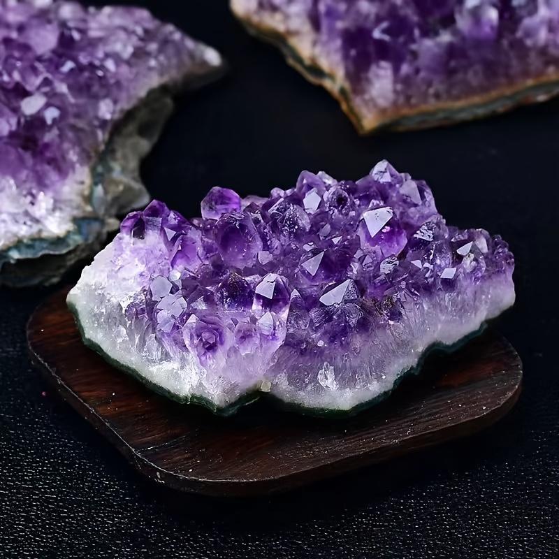 2pcs Beautiful Amethyst 180-255g, DIY Gemstones, Amethyst Jewelry Making, Home Decor， Perfect for Home Decor & Unique Gift Idea-Jewelry Making