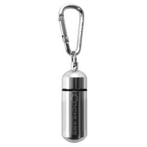 Coghlan's Aluminum Capsule with Carabiner, Watertight Seal, Container Storage