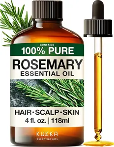 KUKKA Essential Oil Rosemary Oil for Hair & Scalp - 4 fl oz Natural Oil, Thoughtful fatherdaygift, tiktokshopstockup,Summervibes