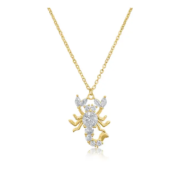Scorpion Necklace in Gold