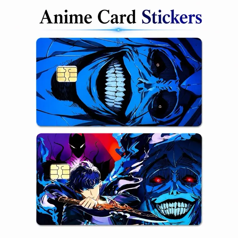 Solo Anime Credit Card Sticker