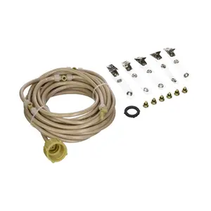 212 MAIN 20000 Port Outdoor UV-Resistant Mist System, Lightweight Flexible Hose, Preassembled Heat Relief Kit, Ready-to-Install Household Appliance Accessory