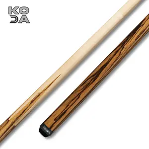 Koda Sneaky Pete Billiards Cue Stick - Maple Shaft, Wood Grain Design, Bold Contrast Triangle Tip