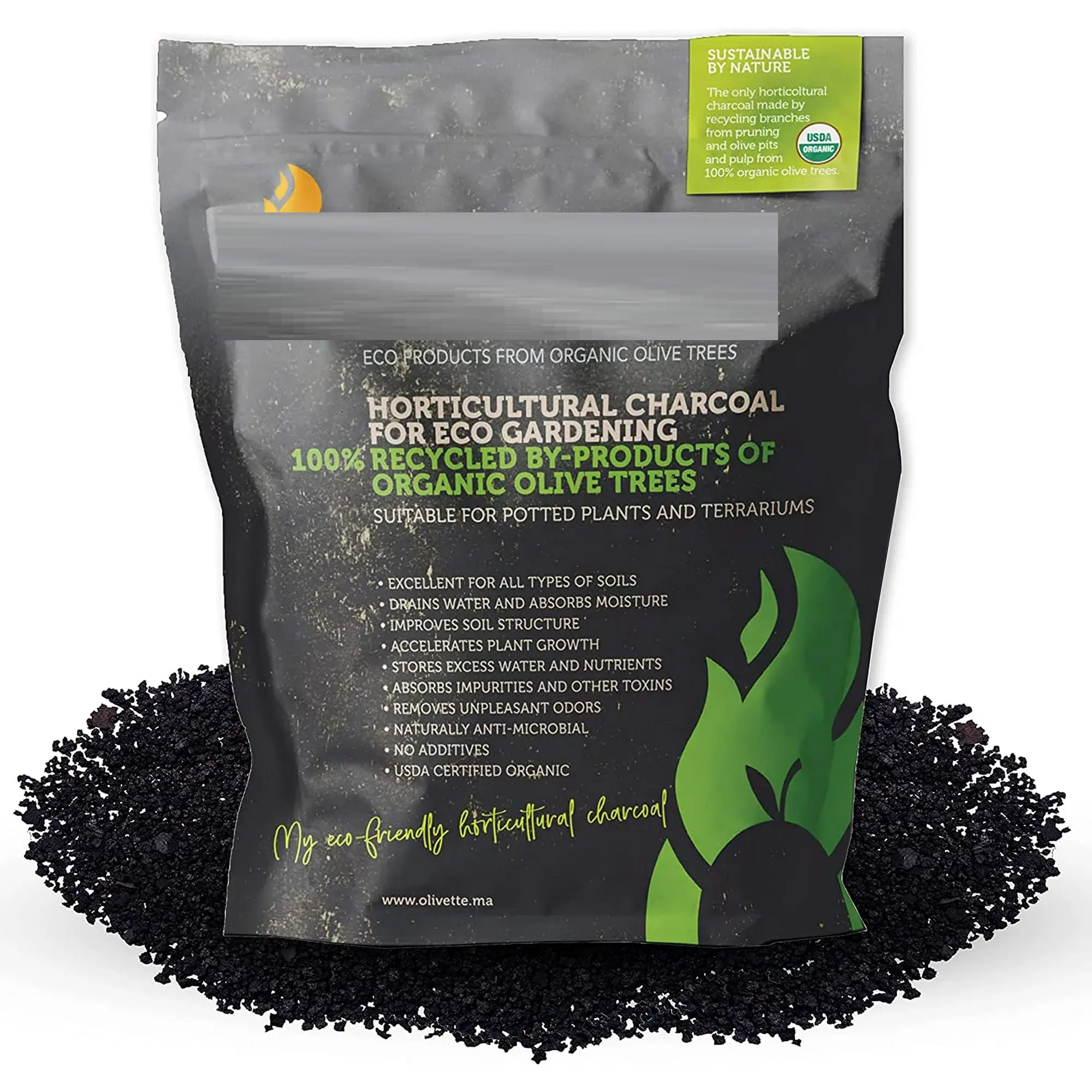 Olivette Horticultural Activated Charcoal for Plants - Organic &  Eco-Friendly Potting Mix - 1 cu ft - Moisture Control & Nutrient Release -  Sustainable Gardening Product - TikTok Shop
