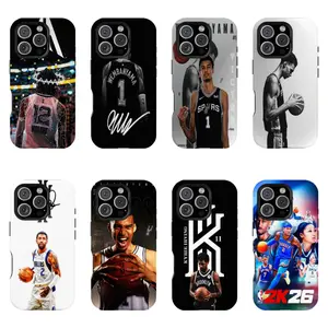 NBA 2K26 Double-layer durable phone Cases For iPhone 17 16 15 14 13 12 Promax Pro Plus, hard shell protection ,Unique design,best Gift