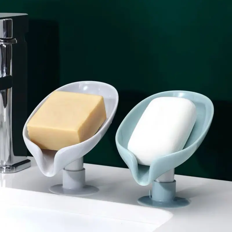 Jabonera con Forma de Hoja, Escurridor de Jabón Soap