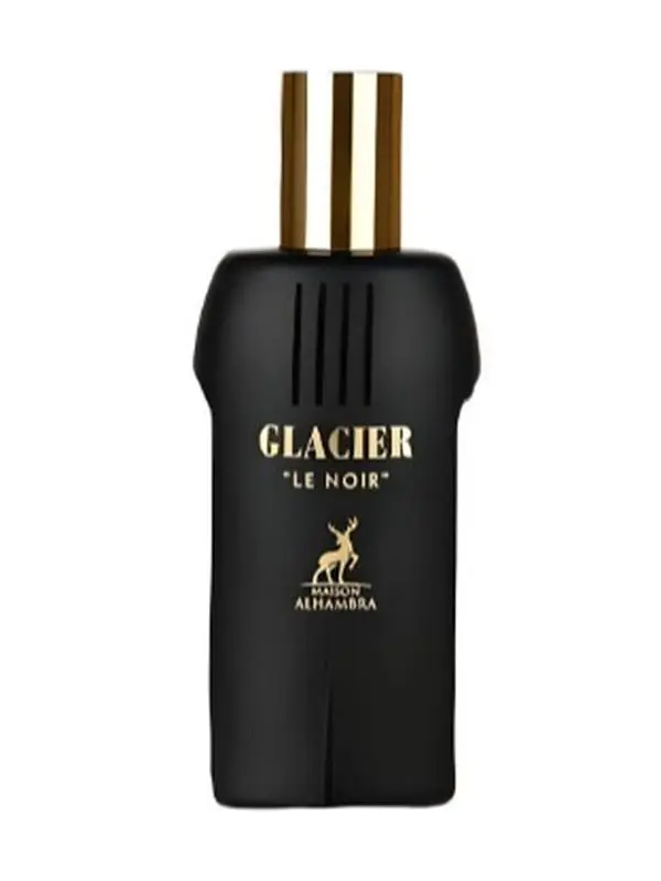Maison Alhambra Glacier Le Noir EDP, Luxury Liquid Fragrance with Lavender, Vanilla & Floral Notes, Unisex Aromatic Scent, 3.4 fl oz, Vanilla Scents, Unisex Fragrance, Luxury Brand, Signature Scent