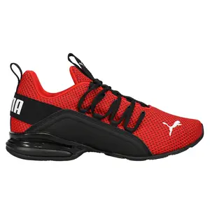 PUMA Mens Axelion Two Tone Running Sneakers Shoes - Red