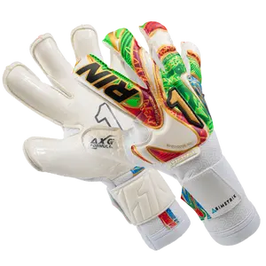 Rinat Asimetrik Pro Special Edition Goalkeeper Gloves, Featuring German AXG Palm for Sports & Outdoor Use