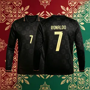 2026 Portugal Home And Away Red Green Black 7# Cristiano Ronaldo Short And Long Sleeve Soccer Jersey Fans Version