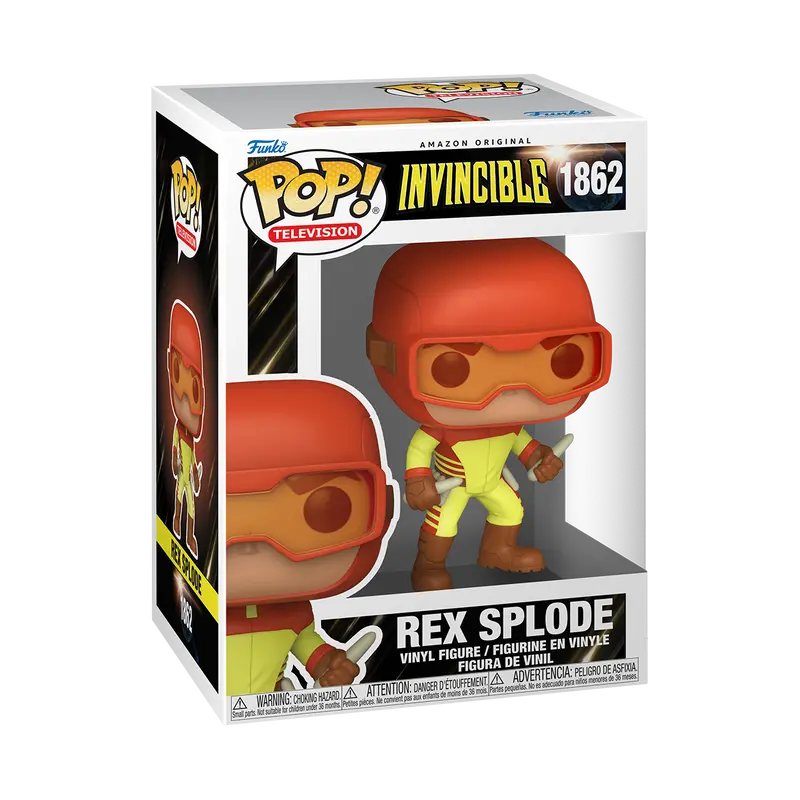 Funko Pop! Invincible - Rex Splode (Common) #1862 Collectible Pop Vinyl Figure