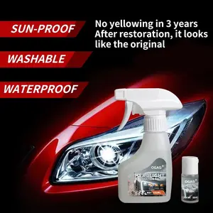 Headlight Cleaner – Restore Headlights to Like-New Condition, Remove Yellowing & Haze – No Power Tools Needed – Long-Lasting, Clear Results!