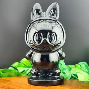 XL Black Obsidian Labubu