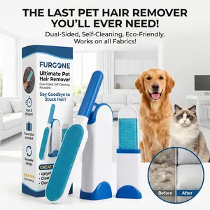 Manufacturer wholesale pet hair remover, double-sided clothing and cashmere brush, electrostatic hair removal brush, wool coat brush set