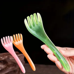 4pcs Five Claw Massage Comb Head Massager Massage Brush Five Tooth Massage Comb Acupoint Meridian Comb