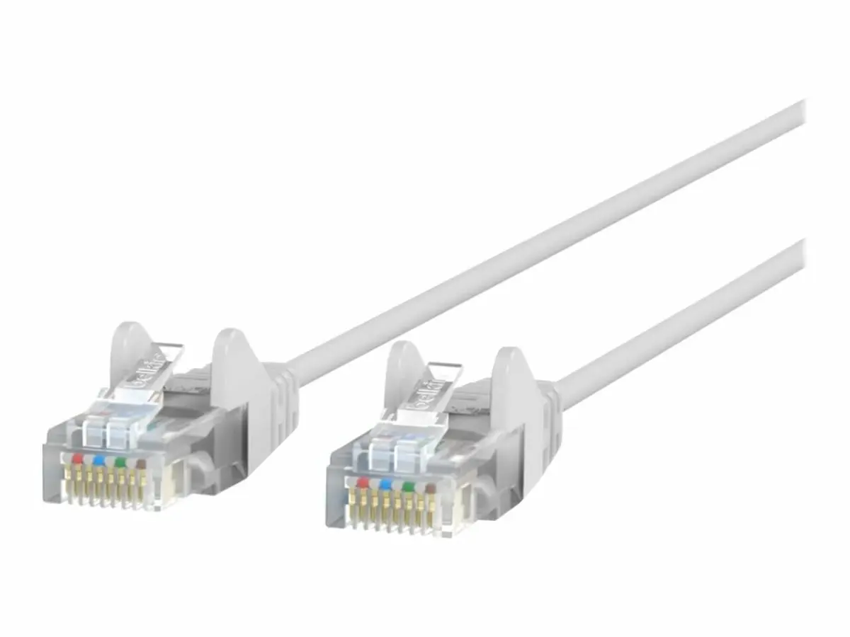 14 ft Cat6 Slim 28AWG Lightweight White Cable for Laptops/PCs, Computers & Office Desktop Components Cables & Accessories