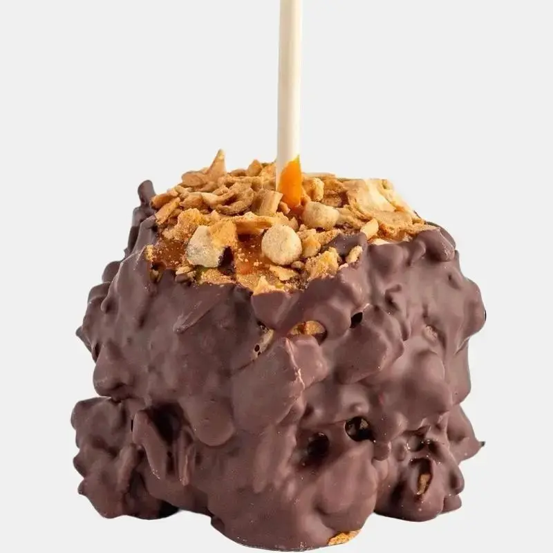 Waffle Wookie Chocolate Caramel Apple Cookie Dough Snack, 16oz Milk-Vanilla Sweet Treat with Sugar