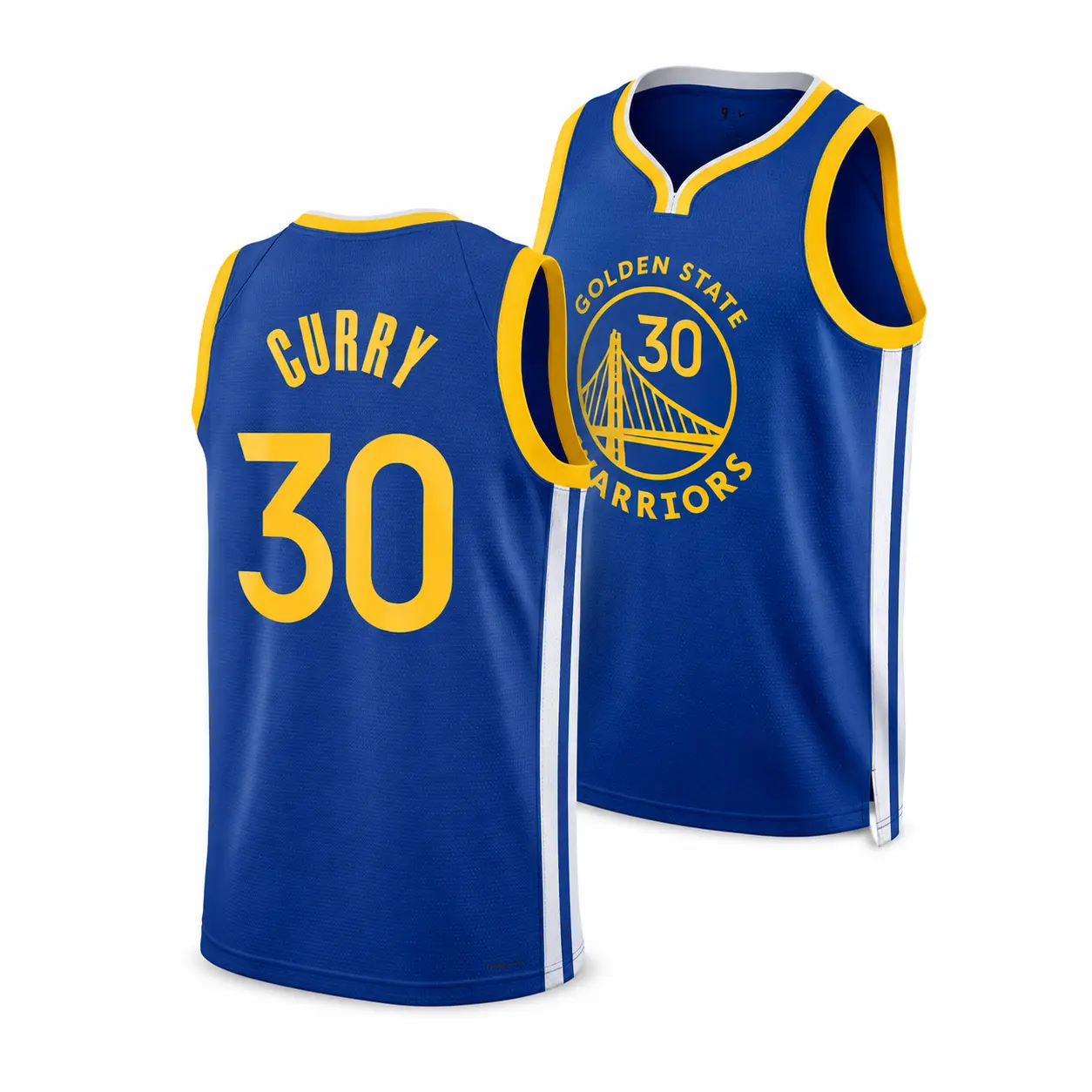 Curry #30 Blue Basketball Jersey for Men – Icon-Inspired Sleeveless Swingman Tank Top Gift for Basketball Fans