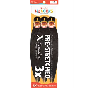 Outre Xpression Lil Looks 3x Pre-stretched braiding hair 32"