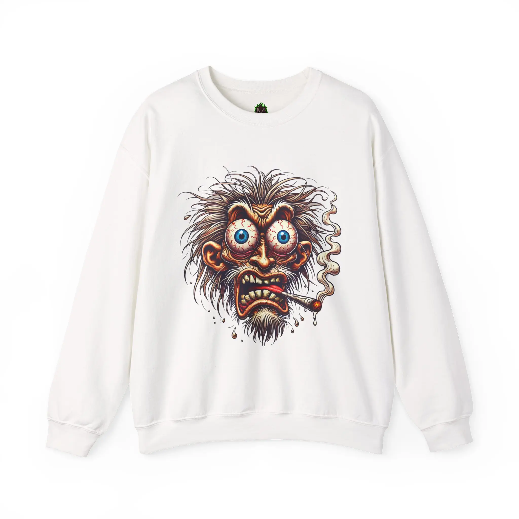 Unhinged Mind Graphic Sweatshirt | Funny Trippy Chaos Crewneck