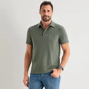 Stylus Men’s Regular Fit Short Sleeve Polo Shirt Casual Cotton Stretch Collared Tee