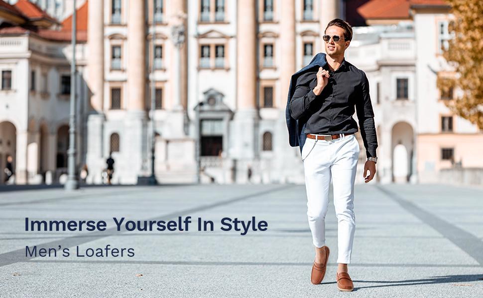 Bruno Marc Men's PU Leather Driving Moccasins Loafers