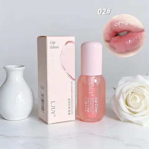 Women's 2-Pack Oil-Infused Moisturizing Lip Balm Set - Daily Care Hydrate Lip Gloss Stick, Plumper, Stain, Self Care Products, Fall Gifts for Women