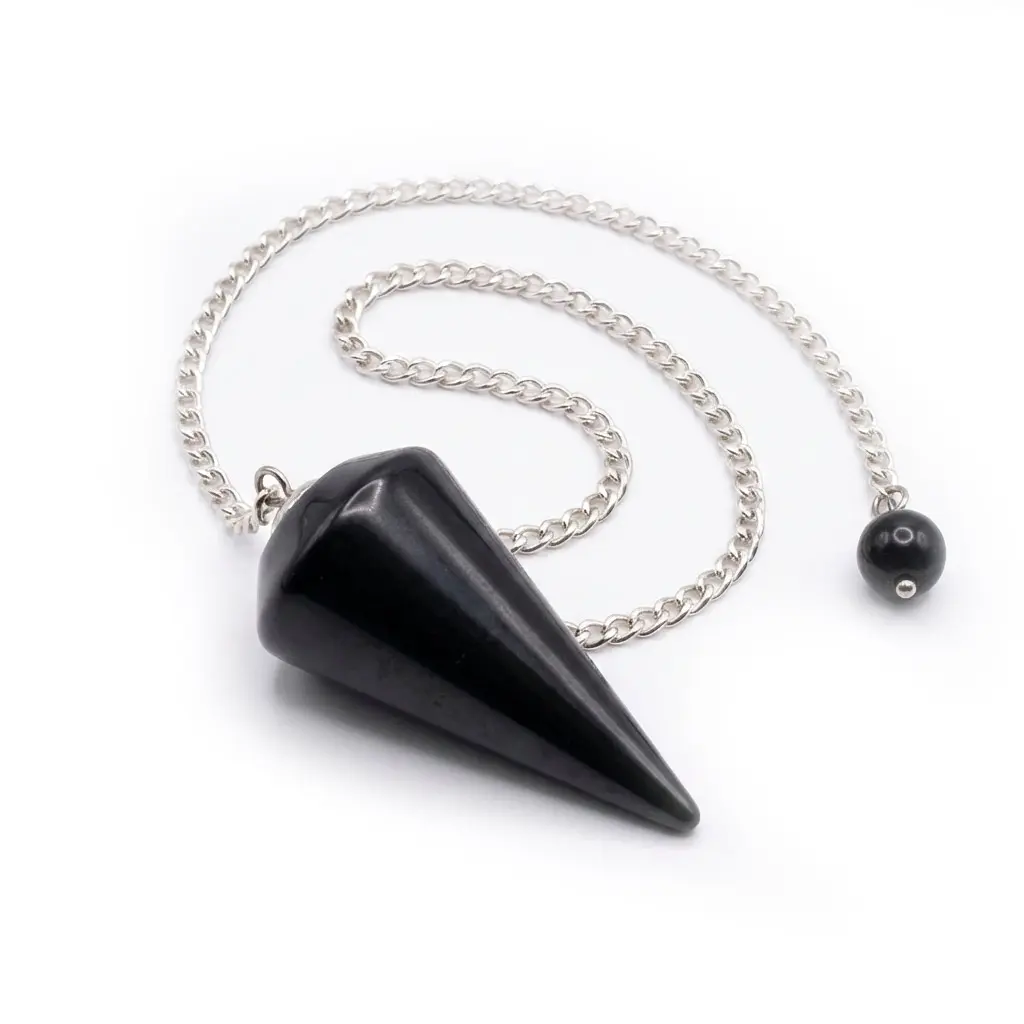 Shungite Pendulum — Dowsing, EMF Protection, and Grounding Tool