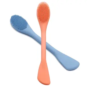 Silicone Face Mask Brush for Gentle Exfoliation and Moisturizing Cream, Mud Clay Charcoal Mix Applicator Tool, Facial Cleansing Tools, Christmas Gift