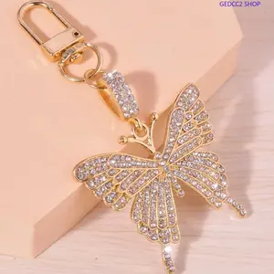 Butterfly Bag Charm Keychain – Cute Stylish Keyring Pendant for Handbag, Backpack & Suitcase, Trendy Playful Bag Accessory for Shoulder Bags, Crossbody Bags & Birthday Gift