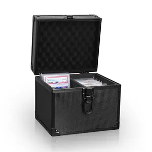 Aluminum Alloy Graded Card Storage Box, Trading Card Case For PSA BGS Graded Cards, Game Sports Card Holder Storage Case