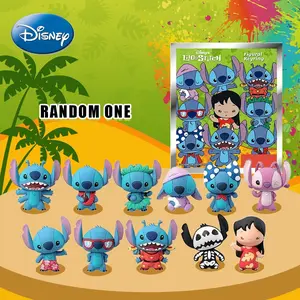 1 PC Disney Officially Licensed Stitch Series 1 Mystery Bulk Bag Clip Characters Keychain Surprise Collectibles Pendant Ornaments For Halloween Christmars Anniversary To Best Friends Family Parents Couple