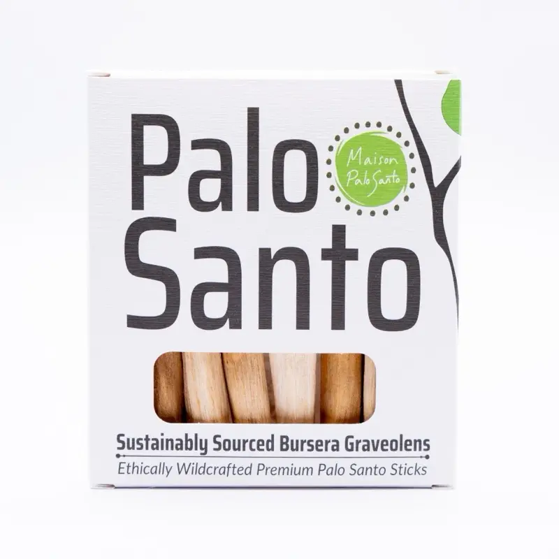 Maison Palo Santo Palo Sticks - Ethically Wildcrafted Premium Bursera Graveolens Sustainably Sourced for Rituals