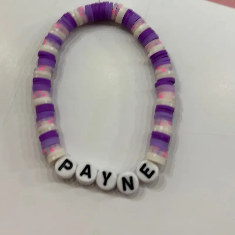 Payne purple beaded bracelet