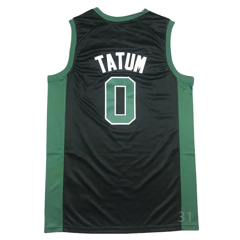Jayson Tatum stitched Basketball Jersey black
