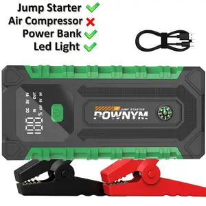 Car Battery Jump Starter 6000A, Jump Starter Battery Pack for All Gas and 10.0L Diesel, 12V Portable Jump Box with LED Light