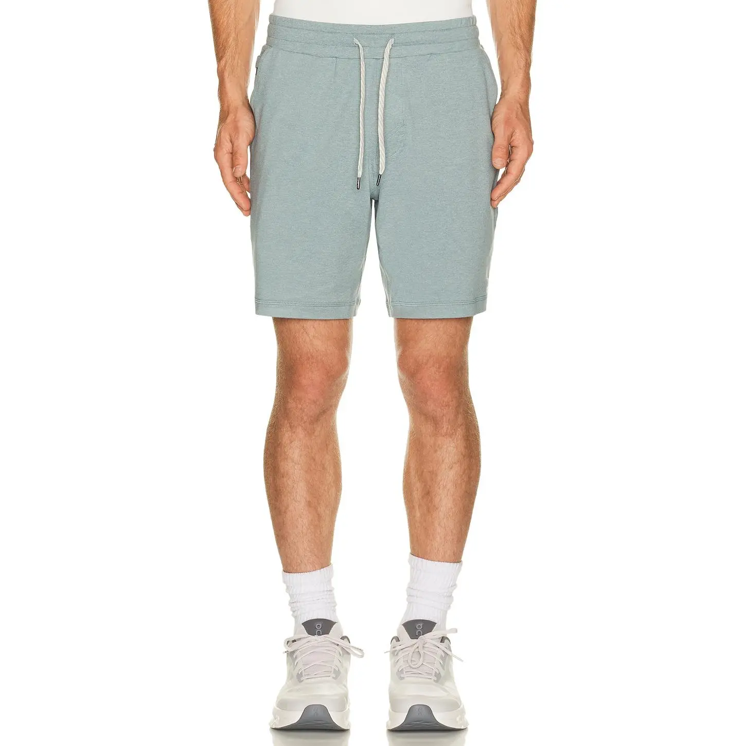 Vuori Ponto Performance 7" Short in Misty Blue Heather