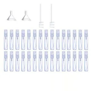 Mini Refillable Perfume Bottle Set, 30pcs Empty Spray Bottle & 2 Counts Funnel & 2 Counts Dispenser, Travel Bottle for Perfume, Cosmetic, Skin Care, Makeup Container Set
