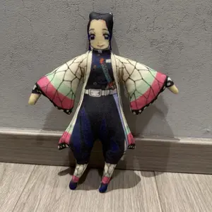 Demons Slayers Kimetsu No Yaiba Kochou Shinobu Kamado Tanjirou Kamado Nezuko Plush Toy Action Figure Abstract Stuffed Doll Gifts