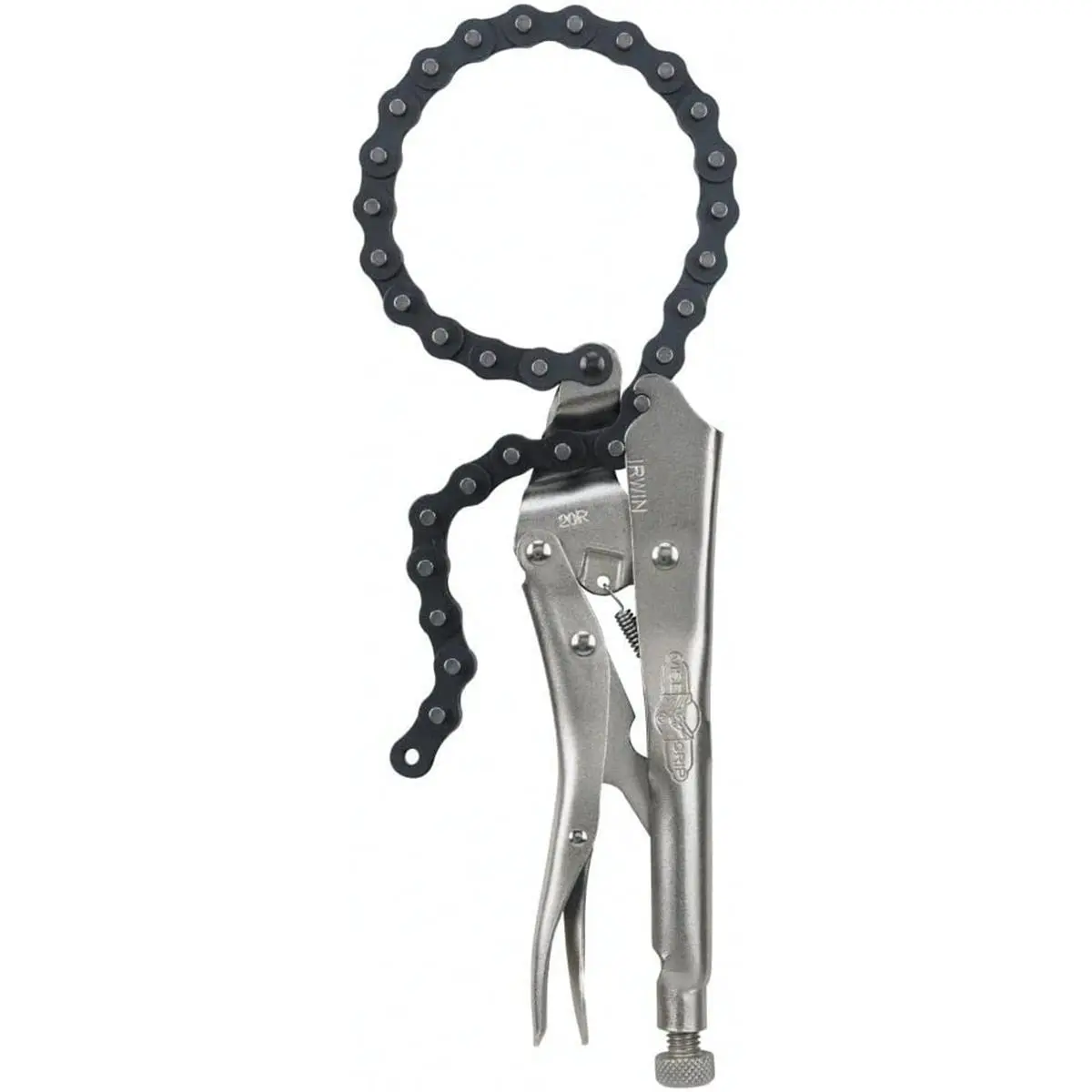 Irwin VSG-27ZR Vise-Grip Locking Chain Wrench, Self-Tightening Adjustable Wrench for Hand Tool Applications, Self-Tightening Adjustable Wrenches