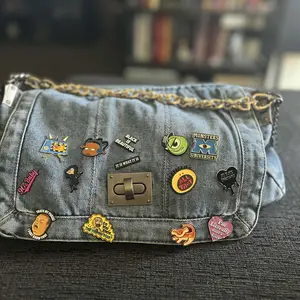 Fashion Denim Chain Shoulder Bag, 2026 New Styling Casual Versatile Crossbody Bag for Women, Trendy All-match Commuter Bag for Daily Travel Work Commute, Denim Shoulder Purse