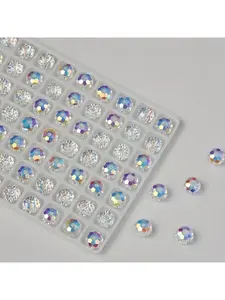 600/500pcs 3mm/4mm Austrian Crystal Beads with Holes - Glass Spherical Beads for Necklace, Bracelet, Earrings, Hair Accessories - Handmade Craft Jewelry Making, Beading Accessory, Beading Supplies, Beads For Jewelry Making